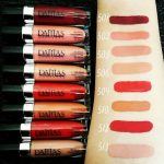 رنگبندی رژ لب مایع داماس