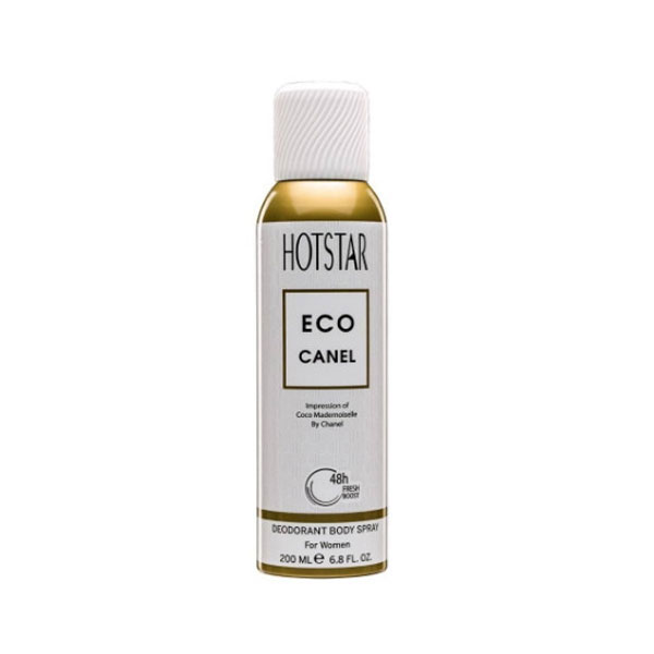 اسپری دئودورانت هات استار زنانه مدل eco canel