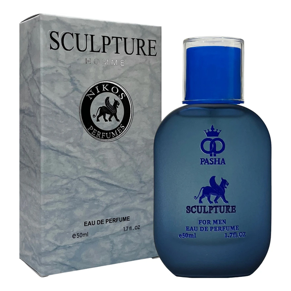 ادکلن مردانه پاشا مدل نیکوس اسکالپچر هوم حجم 50 میلی گرم