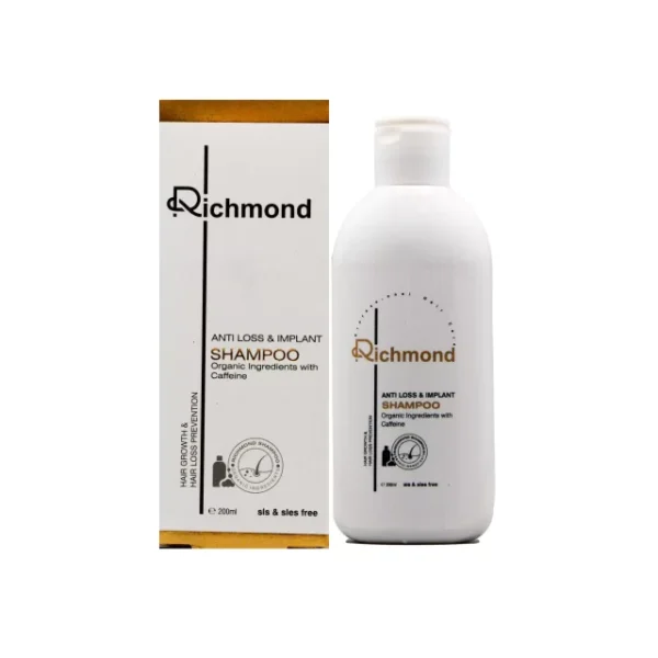 شامپو ضد ریزش ایمپلنت ریچموند (حاوی کافئین)