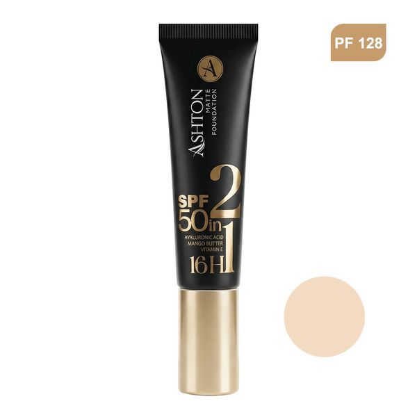 1787205296_ApuQwI کرم پودر حاوی ضد آفتاب SPF50 PF128 آشتون - Image 1