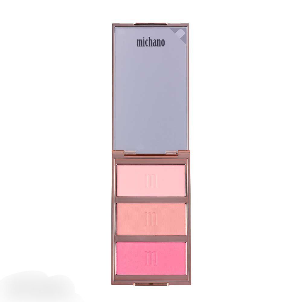 -212695_temp پالت رژگونه 3 رنگ شماره 420 میچانو MICHANO Blush Palette - Image 1