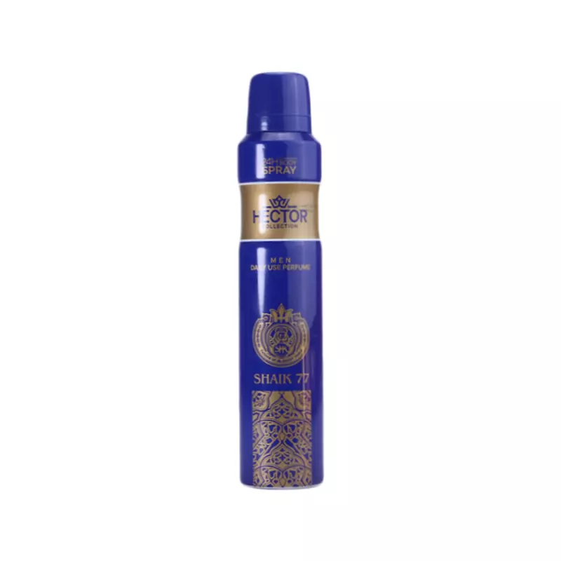 Hector-200ml-Spray-Shaik-771 اسپری بدن هکتور مردانه شیخ 77 حجم 200 میل - Image 1